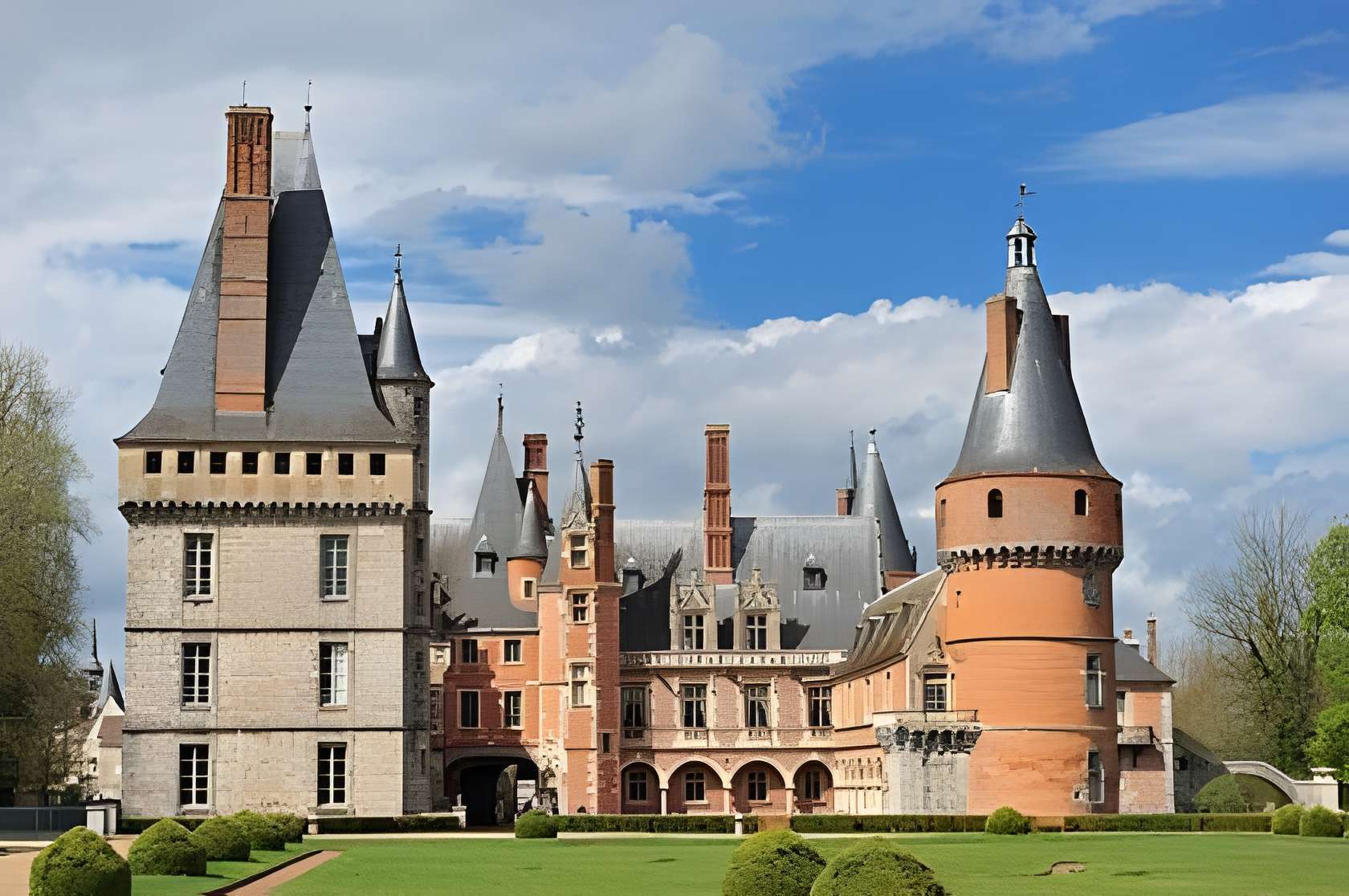Château de Maintenon Façade du château