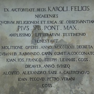 Colonne du pape à Nice 