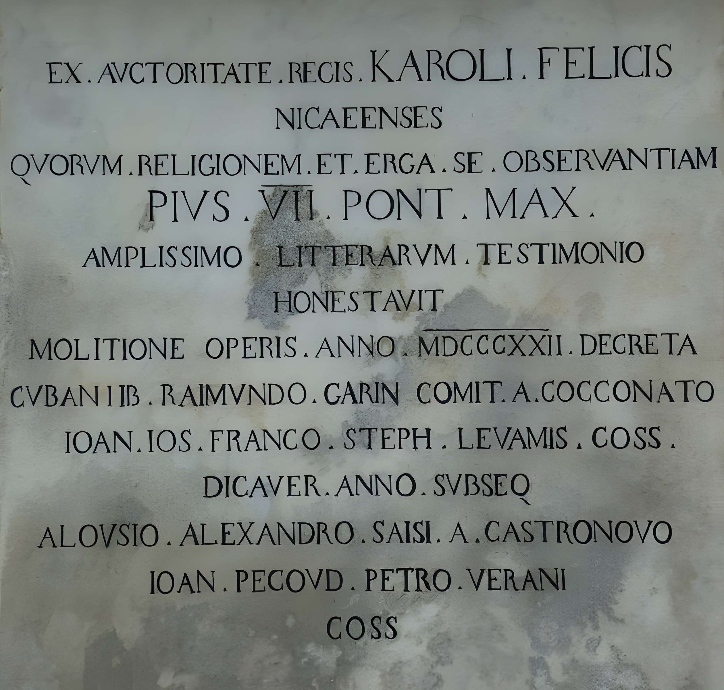 Colonne du pape à Nice 