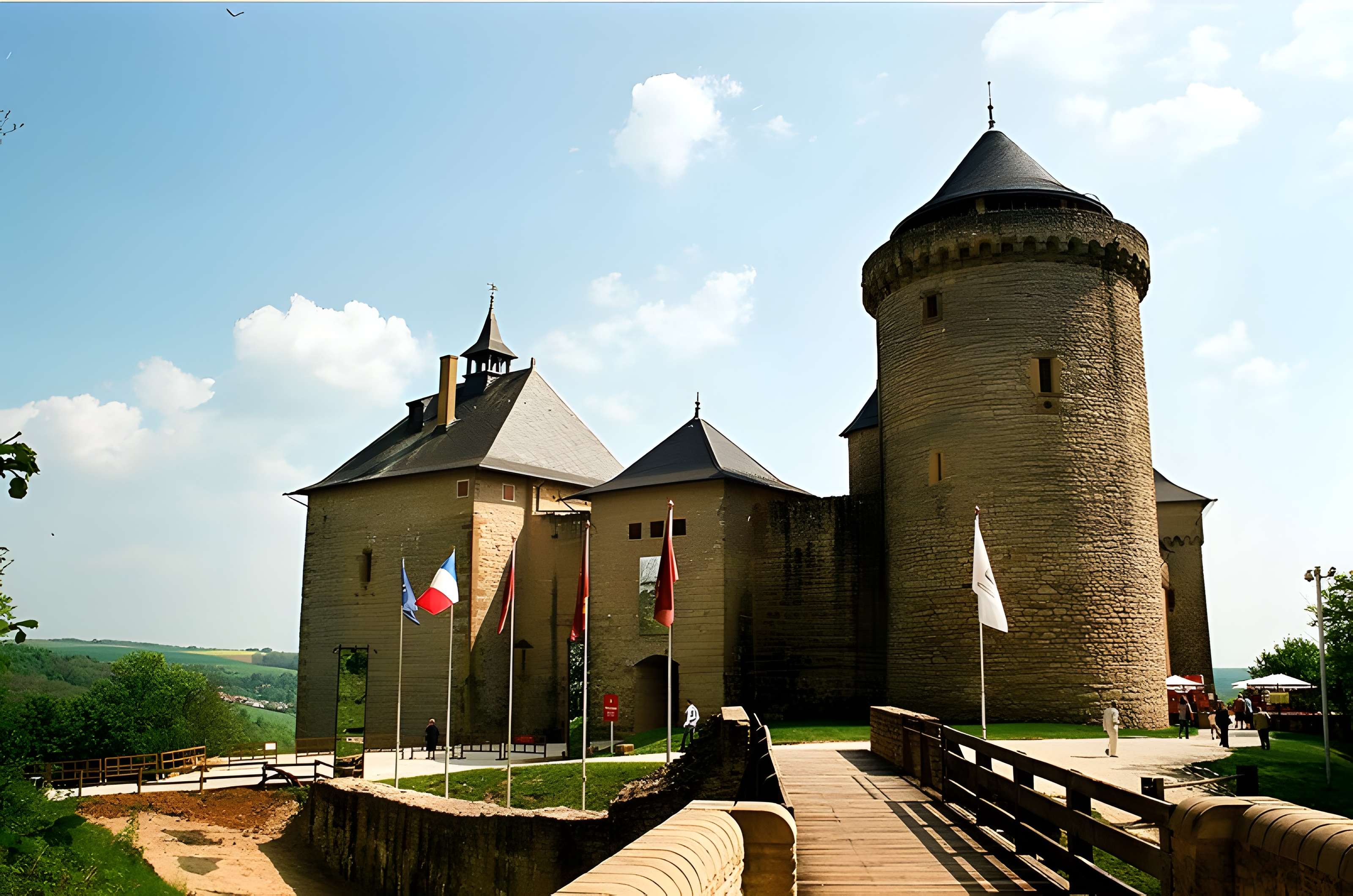 Ruines du château de Mensberg, dit aussi château de Malbrouck
