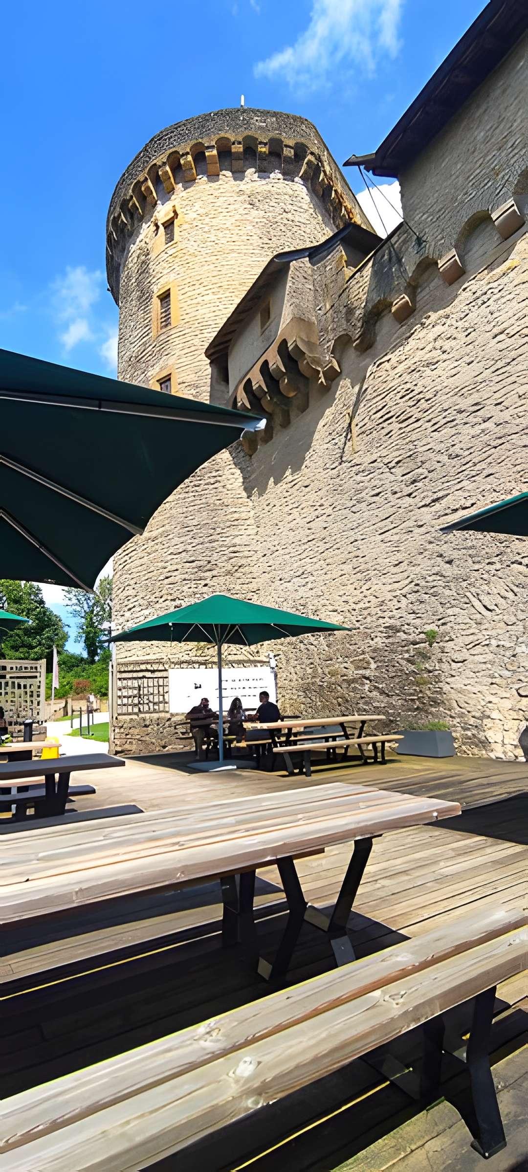Ruines du château de Mensberg, dit aussi château de Malbrouck