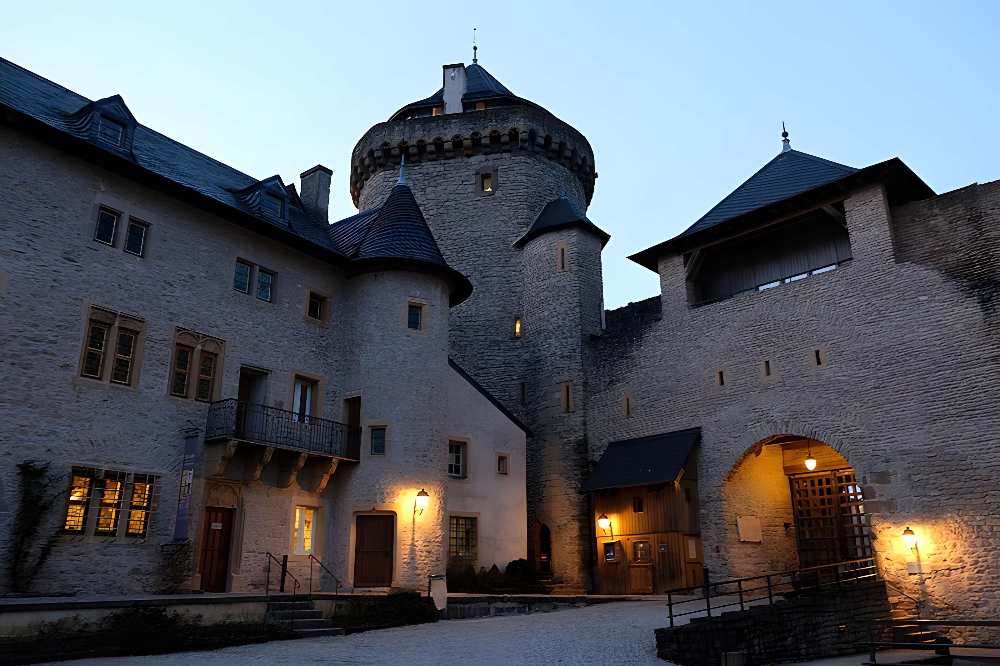 Ruines du château de Mensberg, dit aussi château de Malbrouck