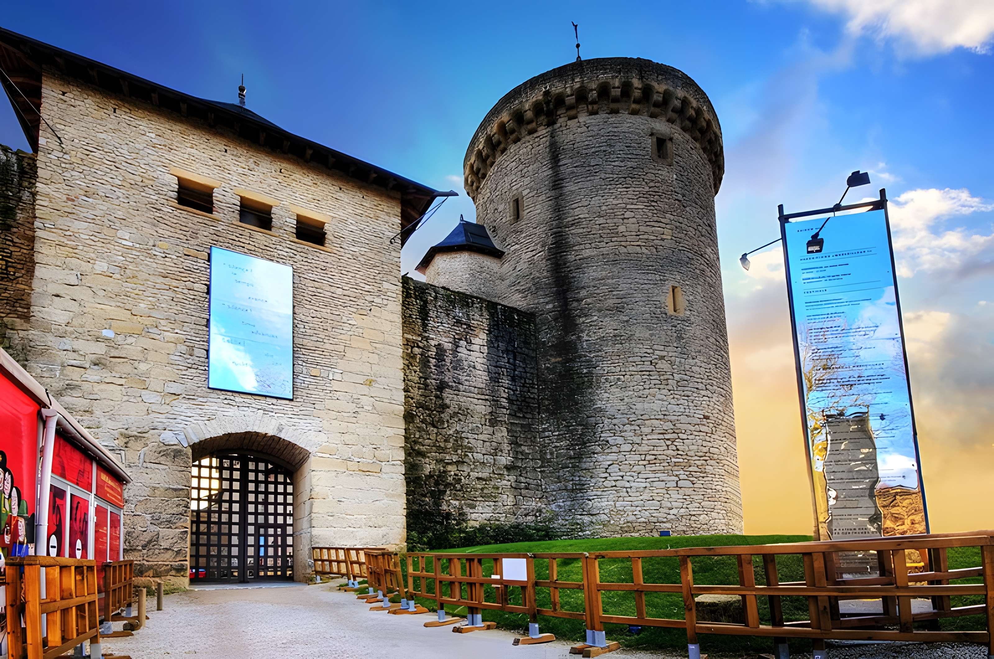 Ruines du château de Mensberg, dit aussi château de Malbrouck