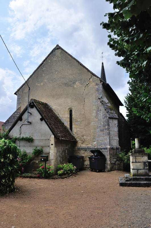 Photo de Saint Aubin Kerk van Saint Aubin (Indre)