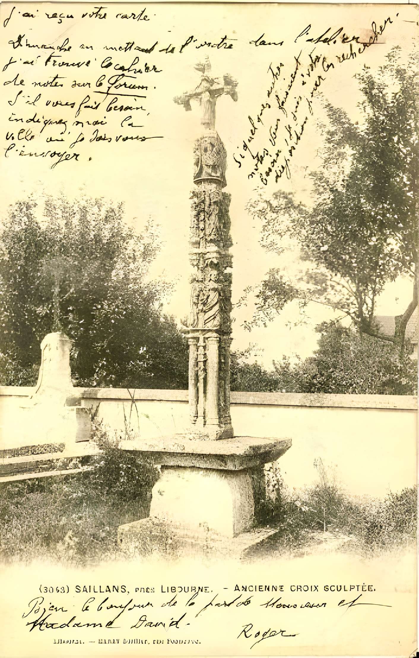 Croix de cimetière de Saillans