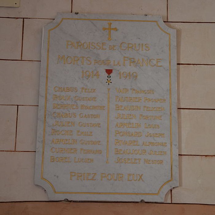 Photo de Église Notre-Dame-et-Saint-Martin de Cruis