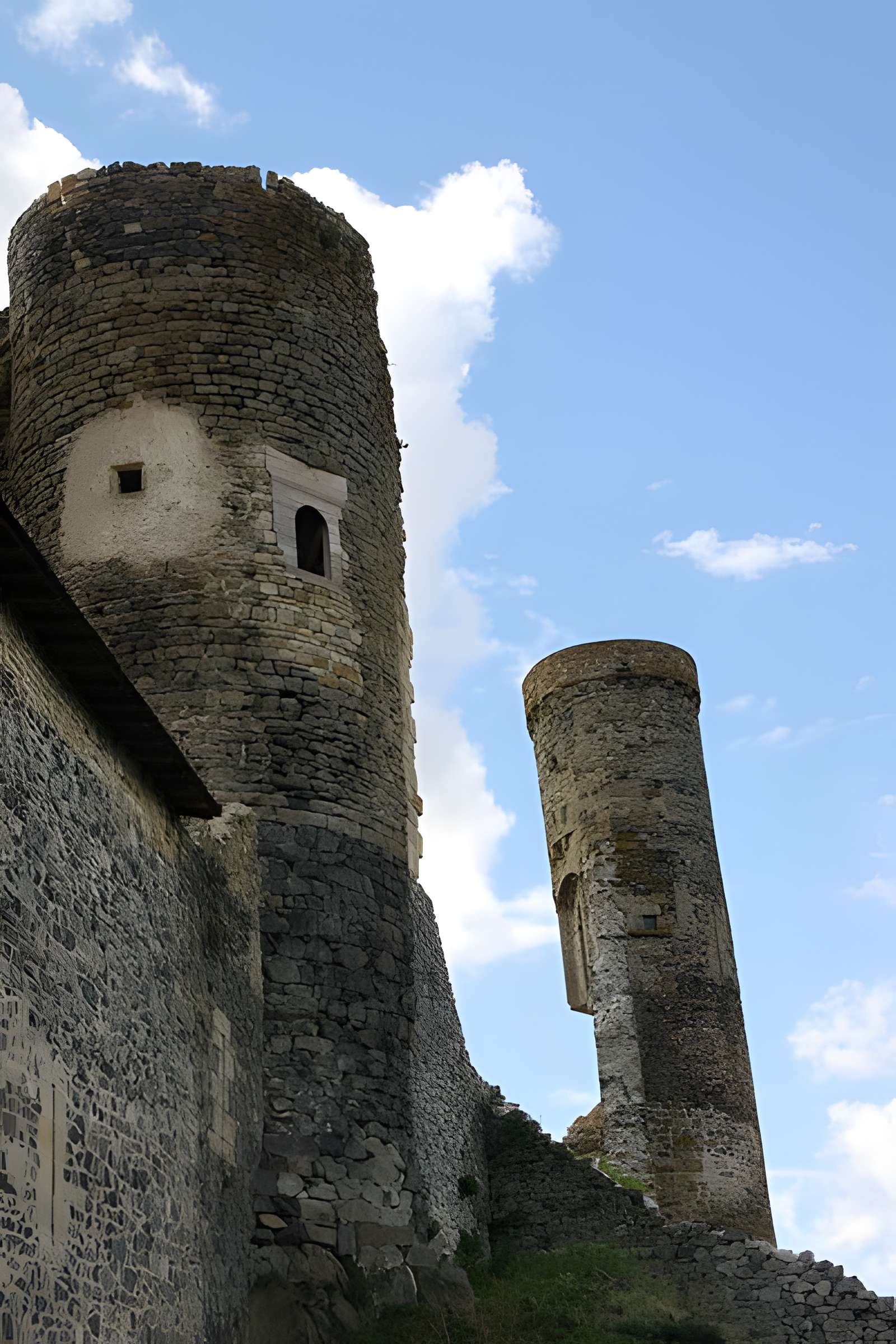 Ensemble des ruines du château fort