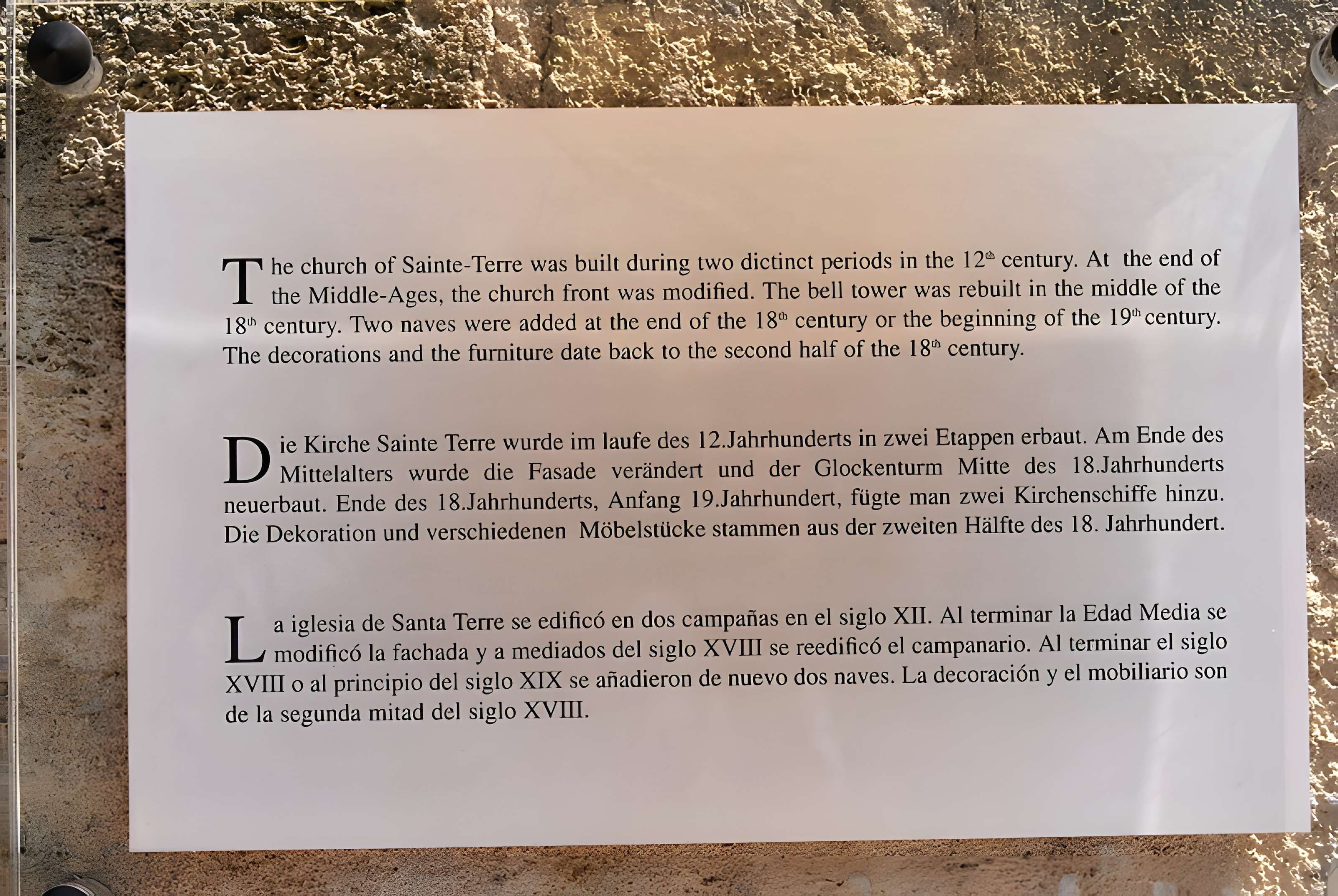 Église Saint-Alexis de Sainte-Terre
