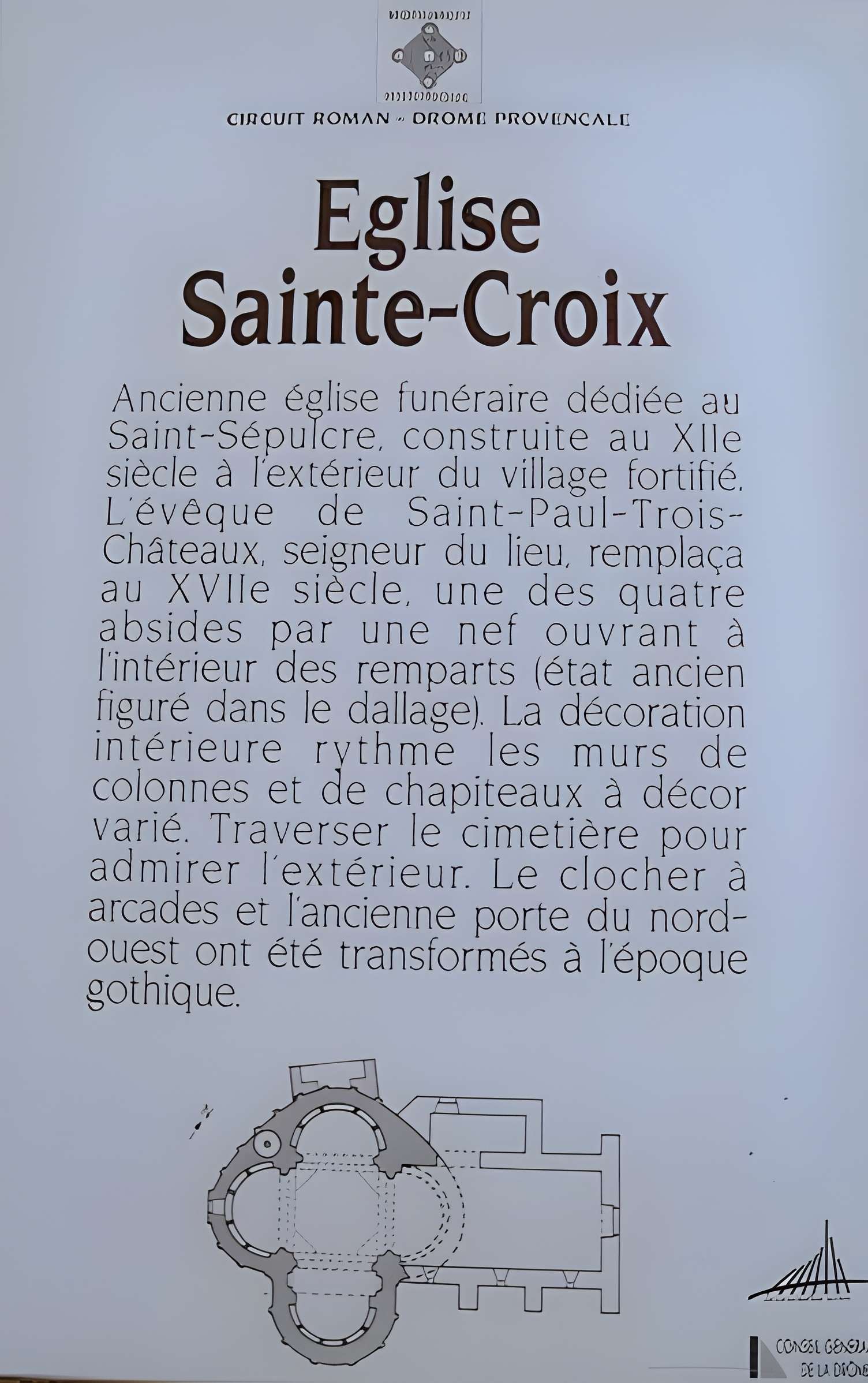 Église Sainte-Croix de La Baume-de-Transit