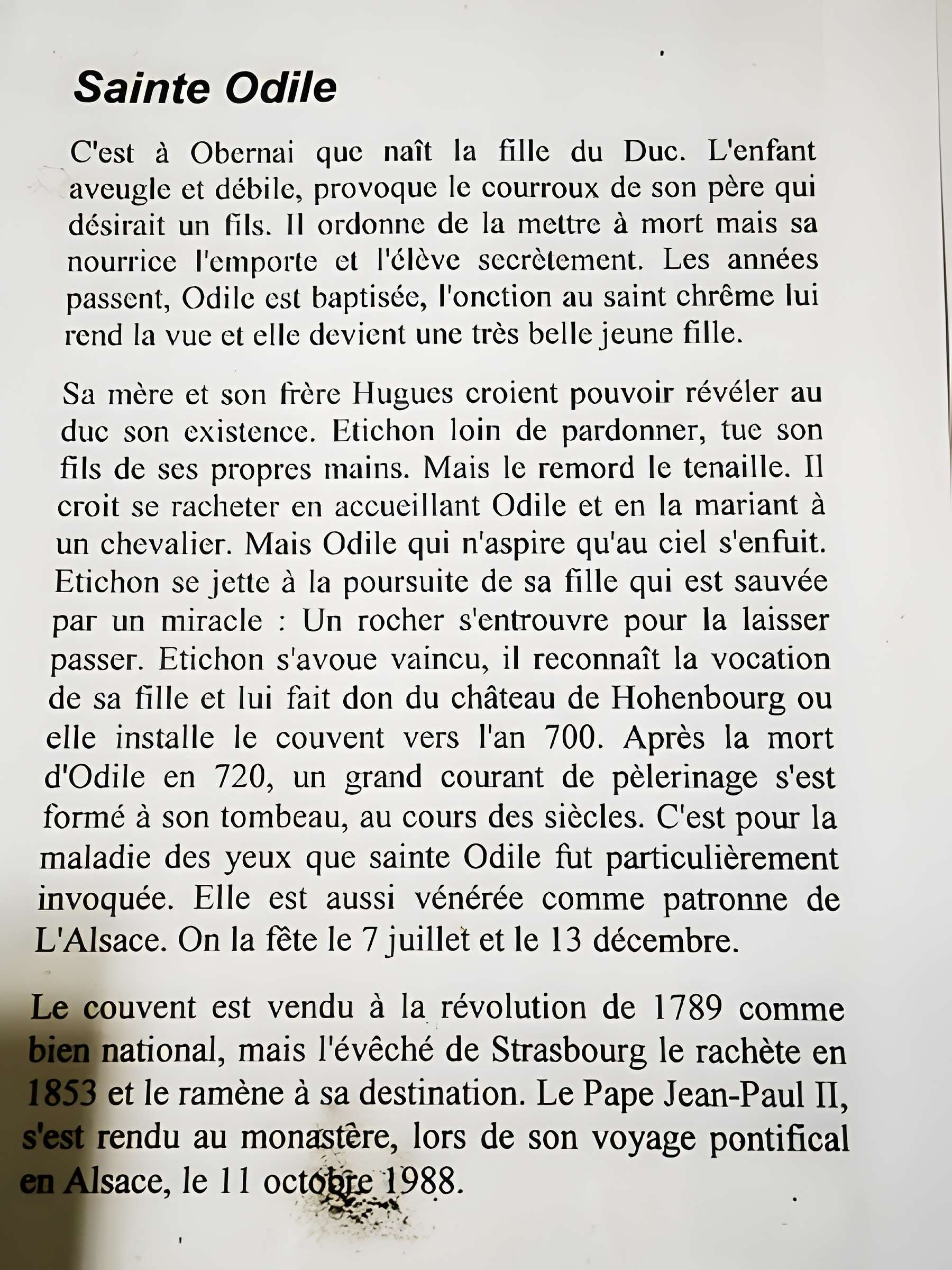 Église Sainte-Odile de Soultzmatt