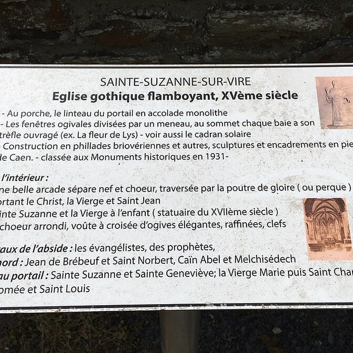 Photo de Église Sainte-Suzanne de Sainte-Suzanne-sur-Vire
