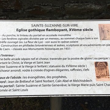 Église Sainte-Suzanne de Sainte-Suzanne-sur-Vire