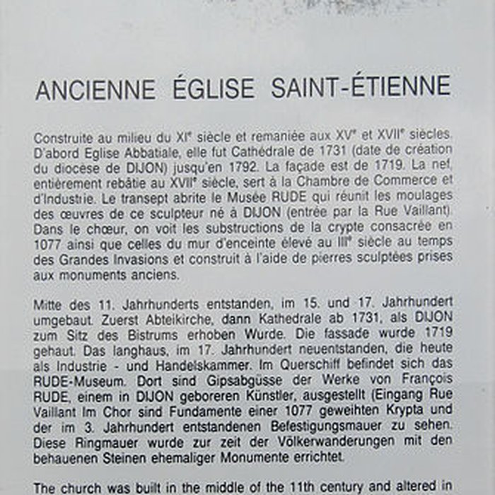 Photo de Église Saint-Étienne de Dijon