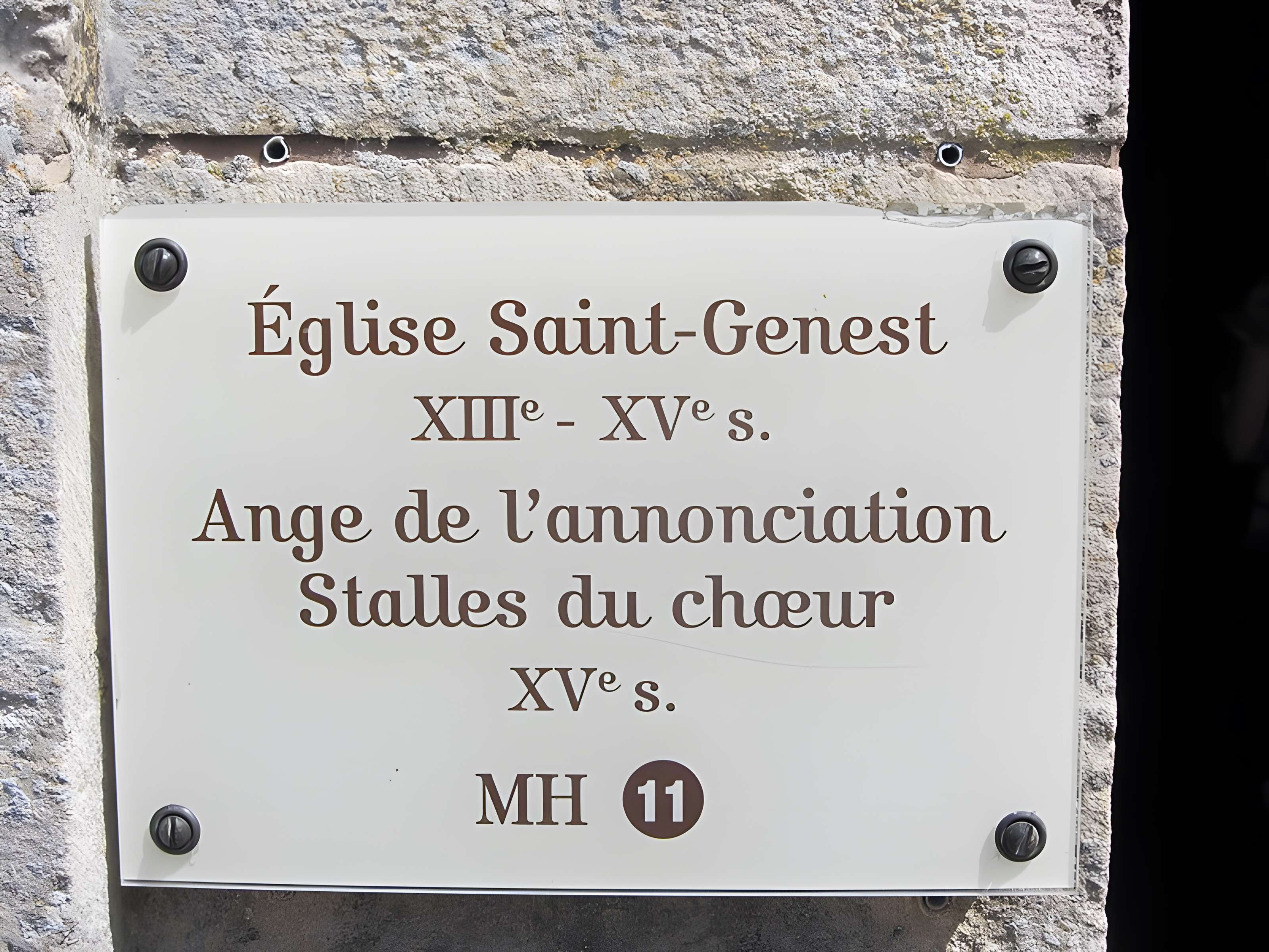 Église Saint-Genest de Flavigny-sur-Ozerain