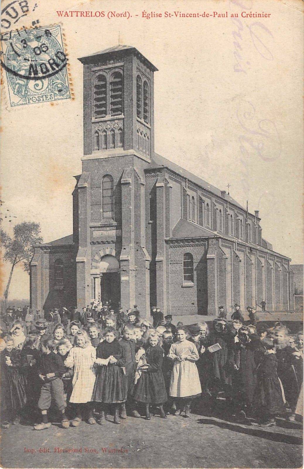 Photo de Voormalige kerk Saint Vincent de Paul du Crétinier