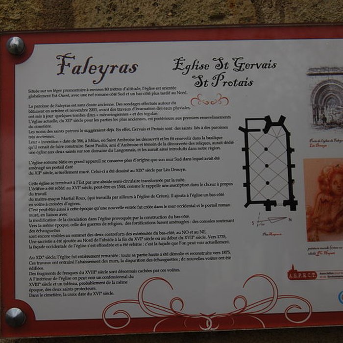 Photo de Église Saint-Gervais-Saint-Protais de Faleyras