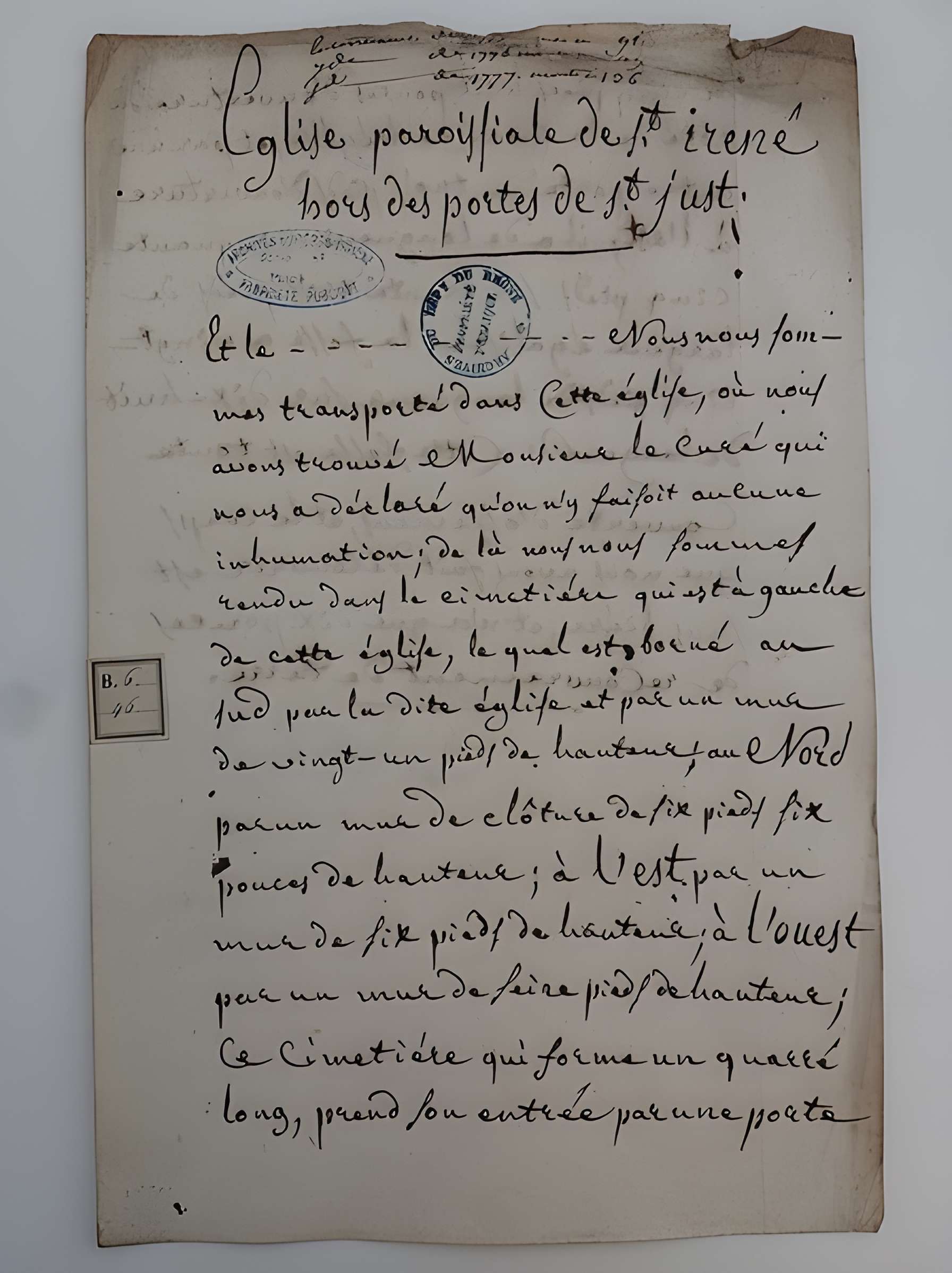 Eglise Saint-Irénée et calvaire