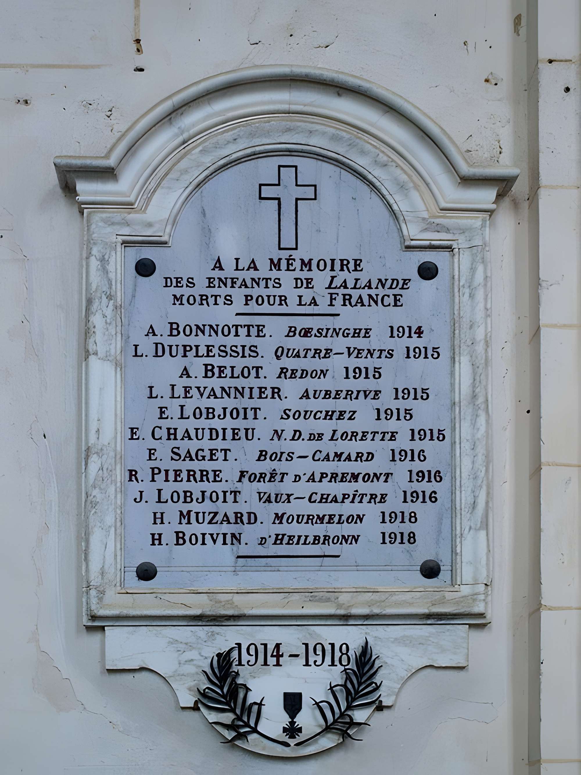 Église Saint-Jacques-et-Saint-Marcel de Lalande