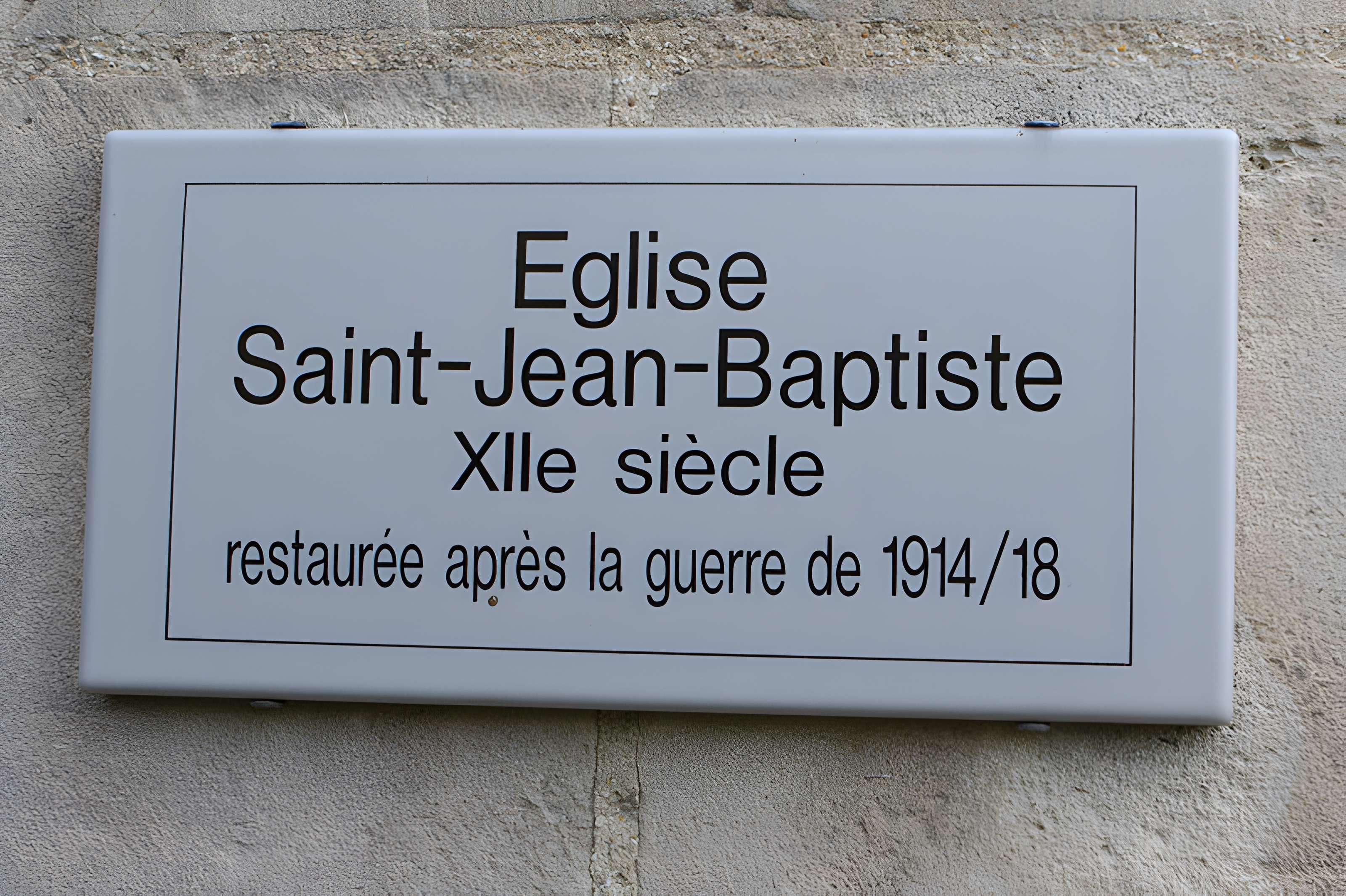 Église Saint-Jean-Baptiste de Pancy-Courtecon