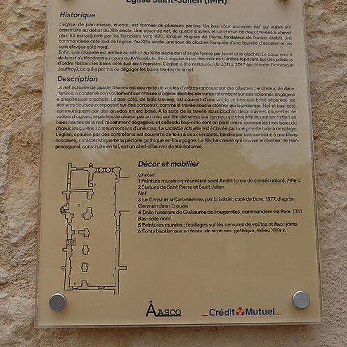 Photo de Église Saint-Julien de Bure-les-Templiers