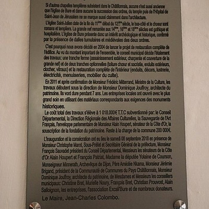 Photo de Église Saint-Julien de Bure-les-Templiers