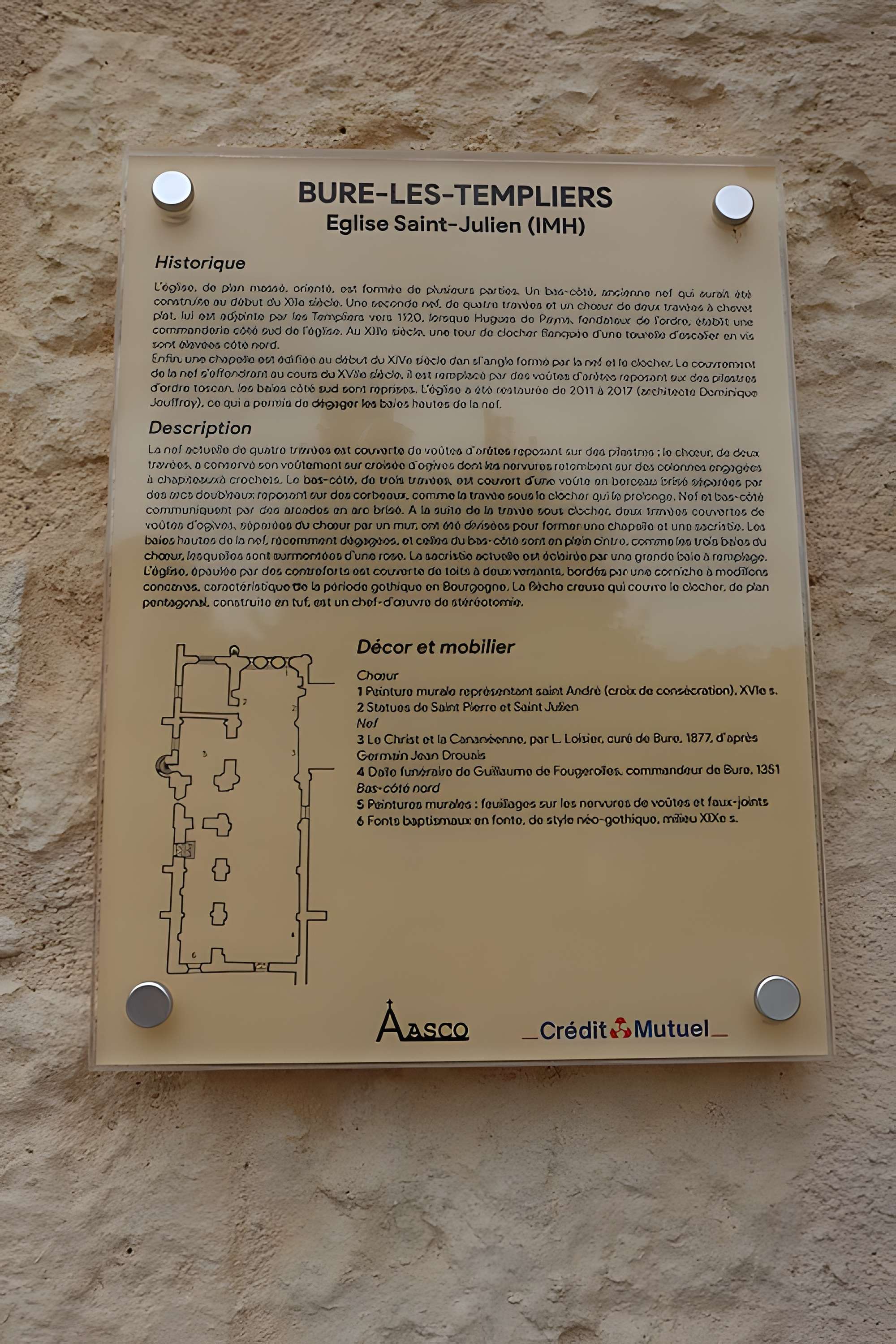 Église Saint-Julien de Bure-les-Templiers