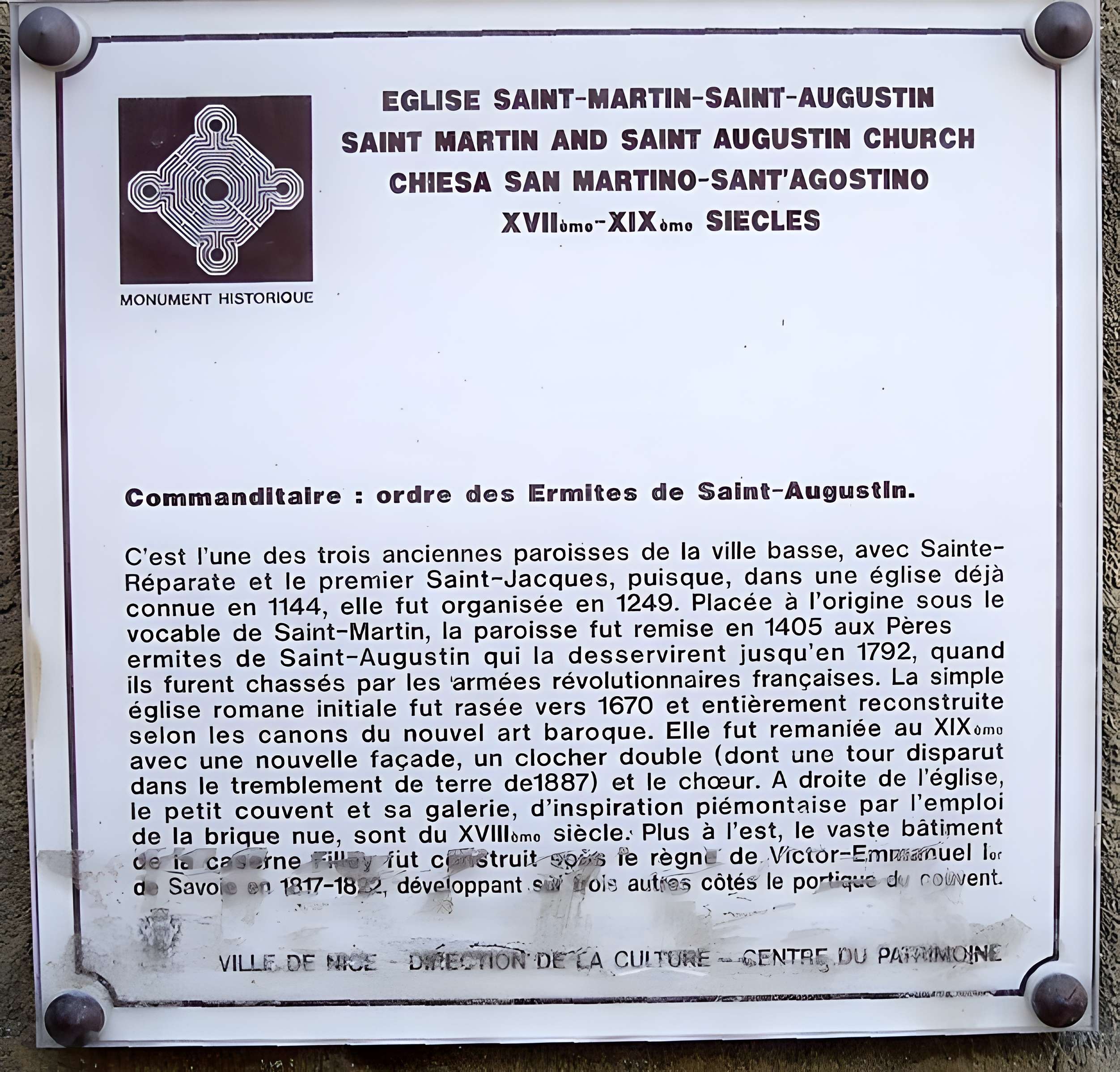 Église Saint-Martin-Saint-Augustin de Nice  