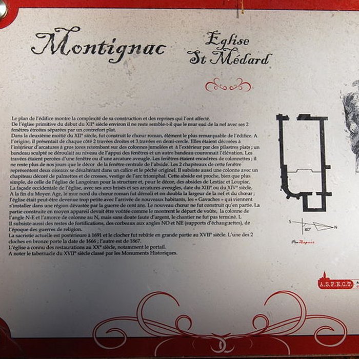 Photo de Église Saint-Médard de Montignac