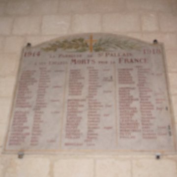 Église Saint-Pallais de Saintes