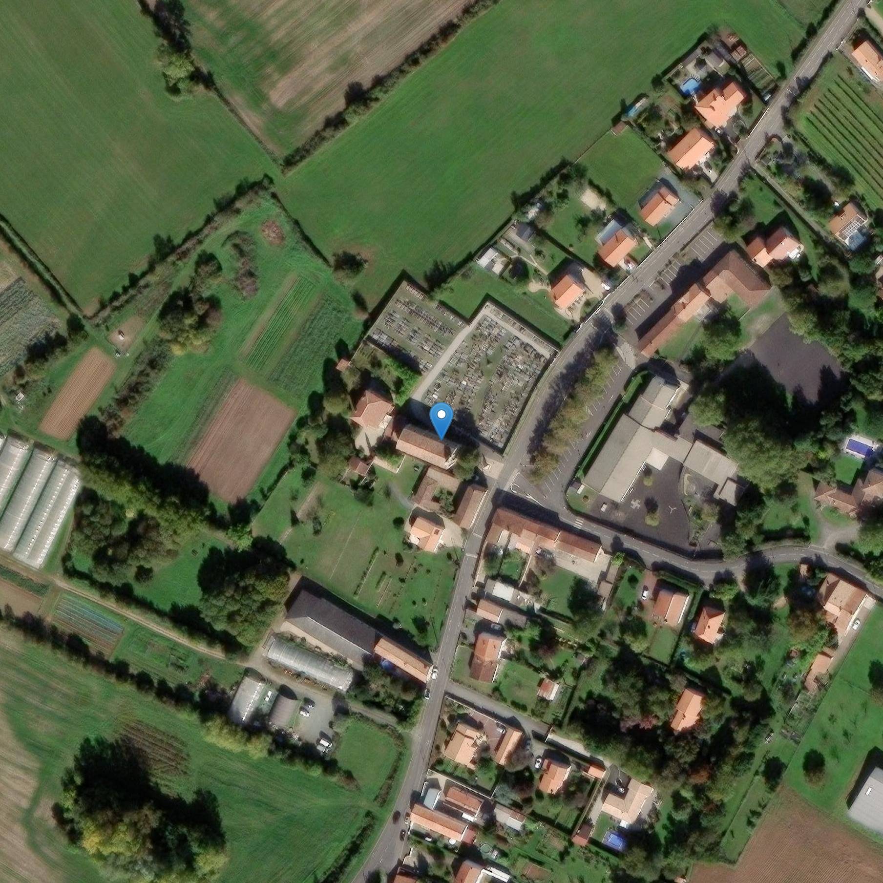 Photo de Saint-Médard de Saint-Médard-des-Prés 教会