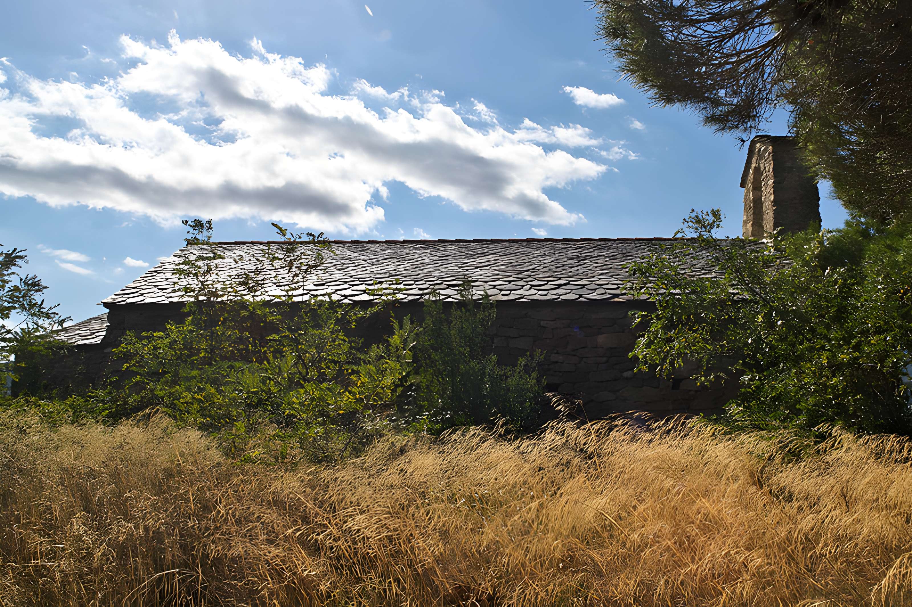 Église Saint-Pierre de Vinça et croix