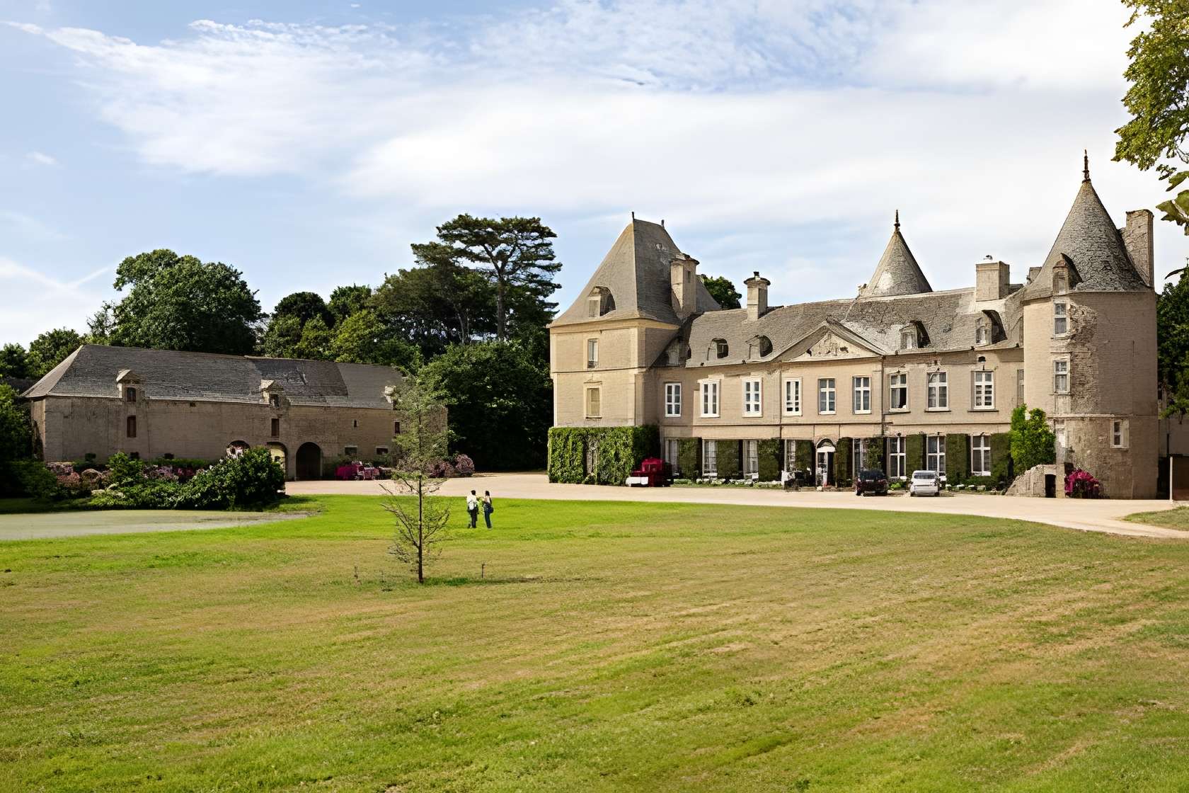 Château de Tocqueville Façade du château