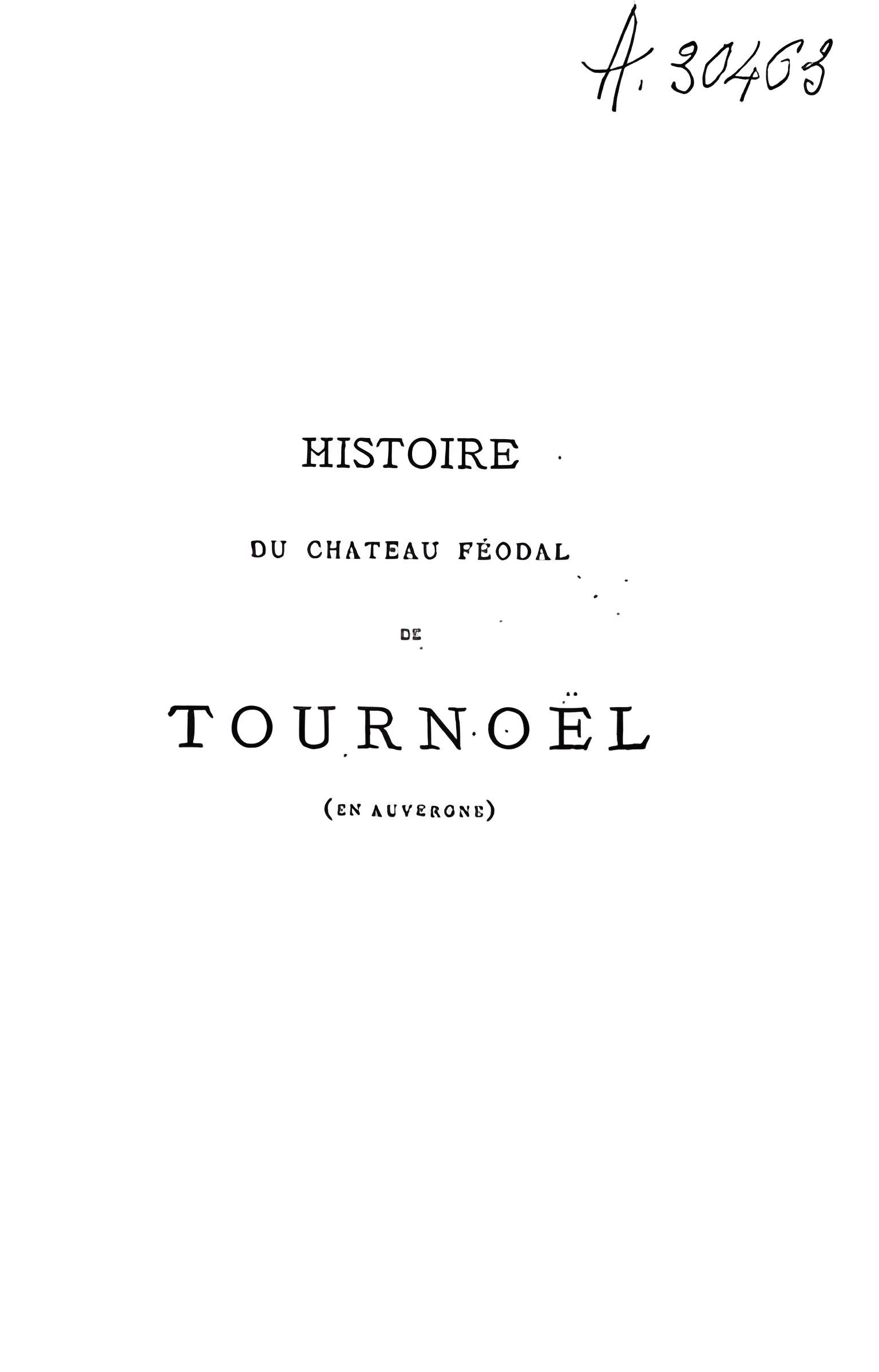 Château de Tournoël