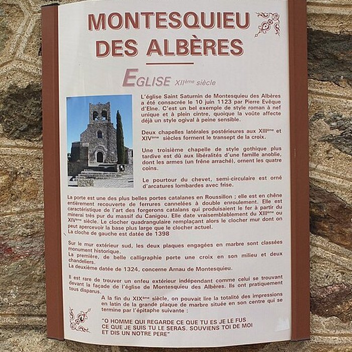 Photo de Église Saint-Saturnin de Montesquieu-des-Albères