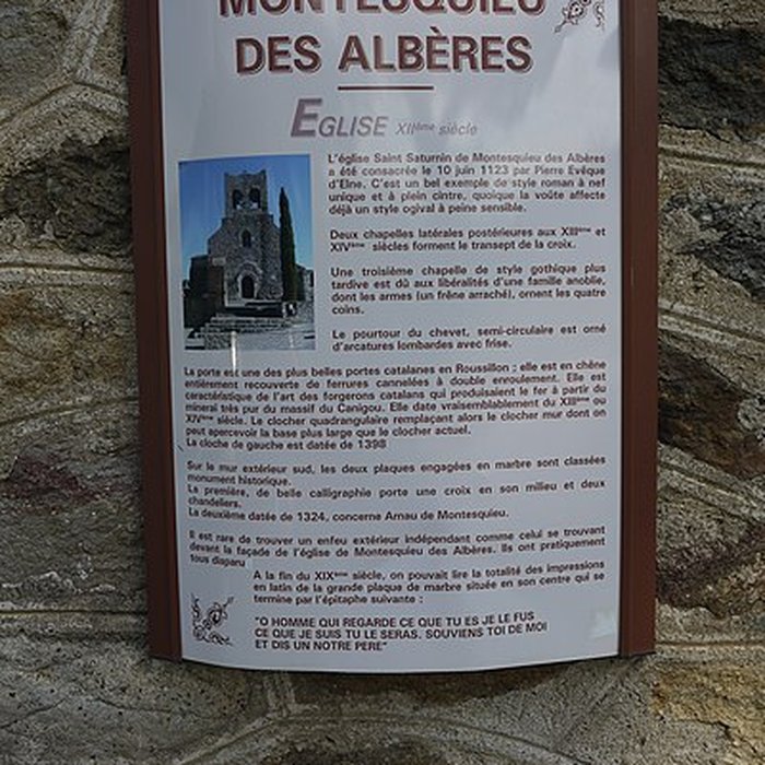 Photo de Église Saint-Saturnin de Montesquieu-des-Albères