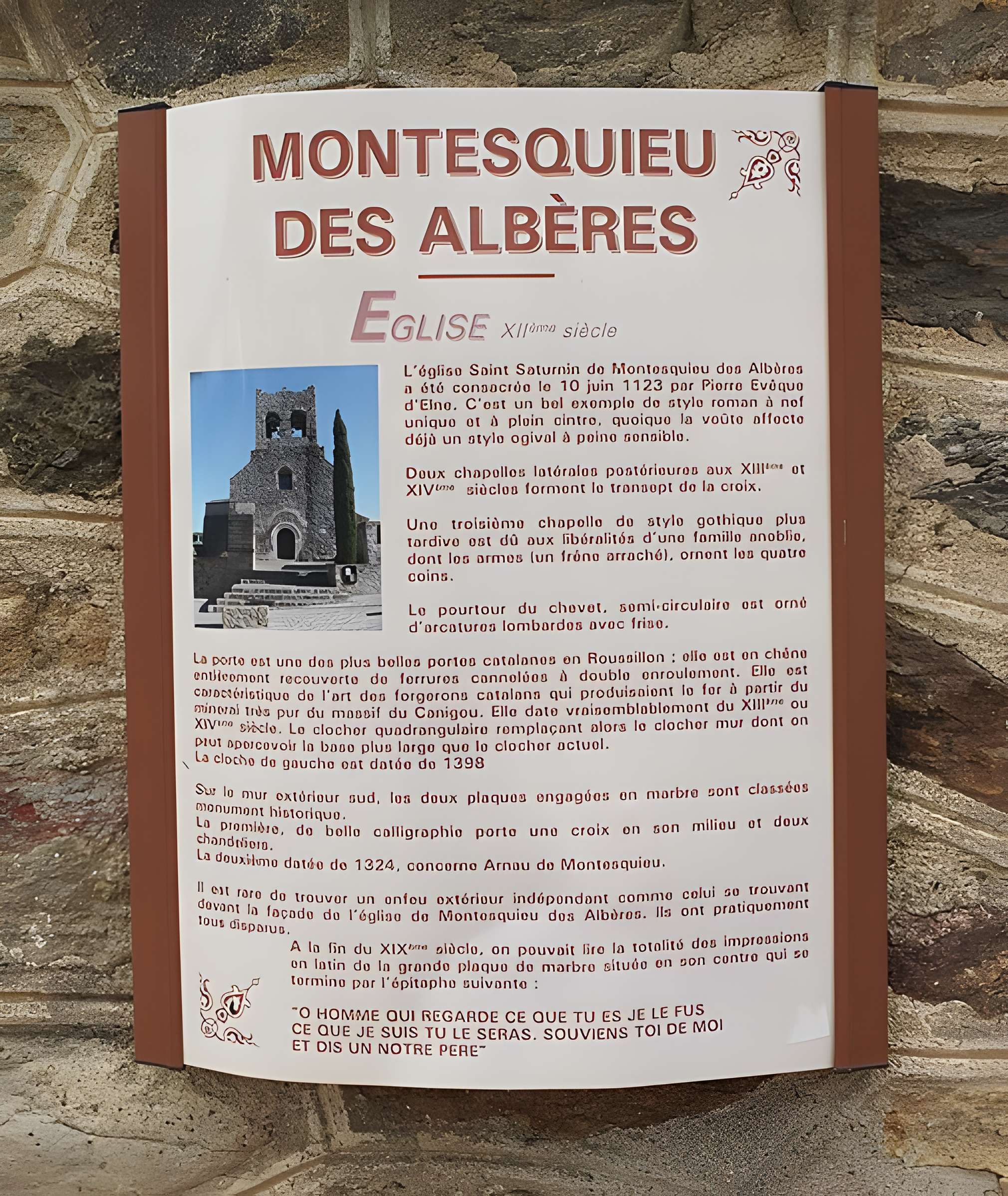 Église Saint-Saturnin de Montesquieu-des-Albères