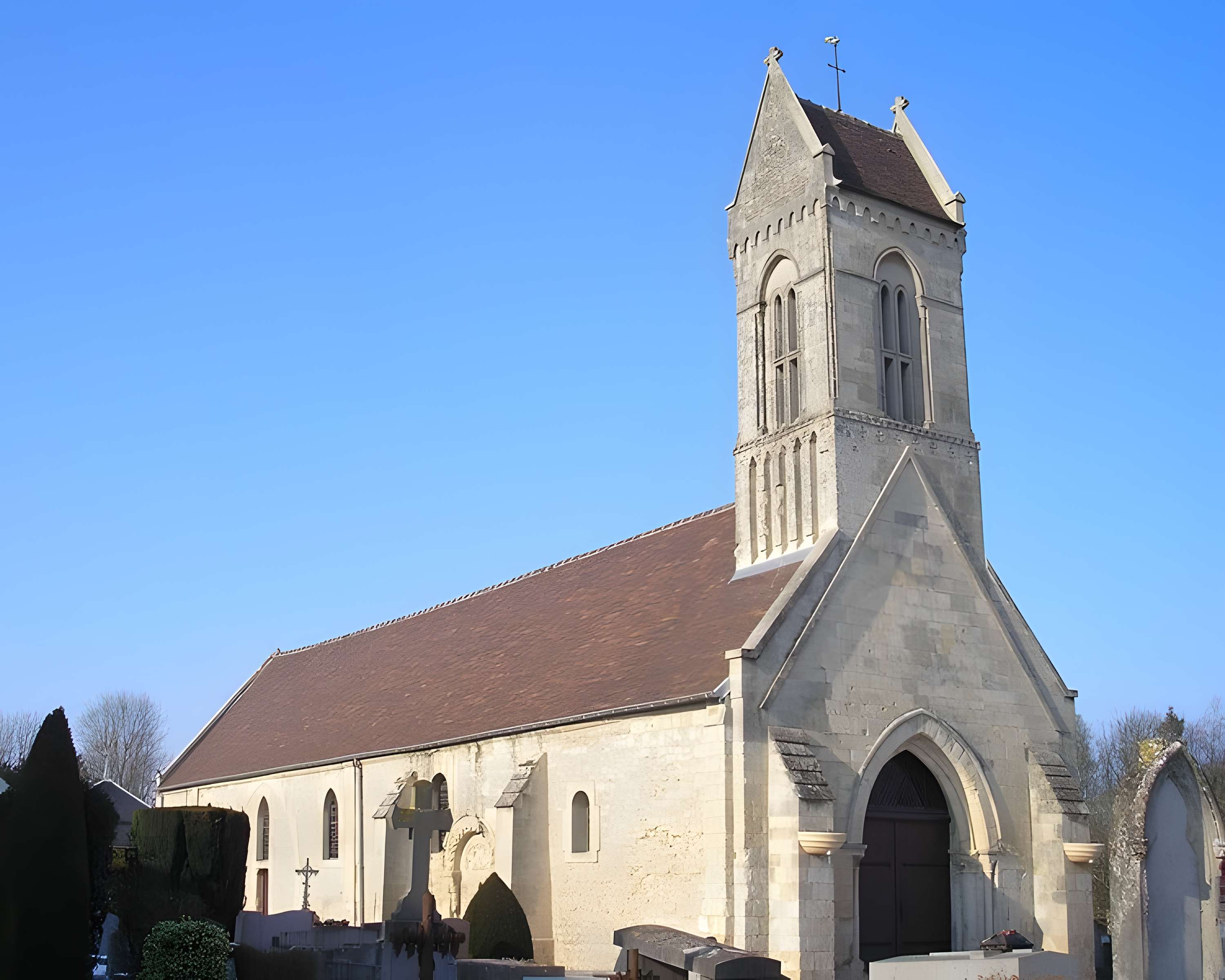 Église Saint-Vigor d'Authie 