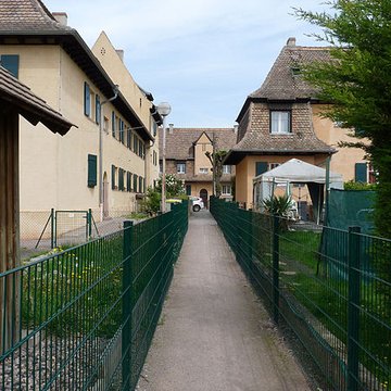 Faubourg-jardin du Stockfeld à Strasbourg