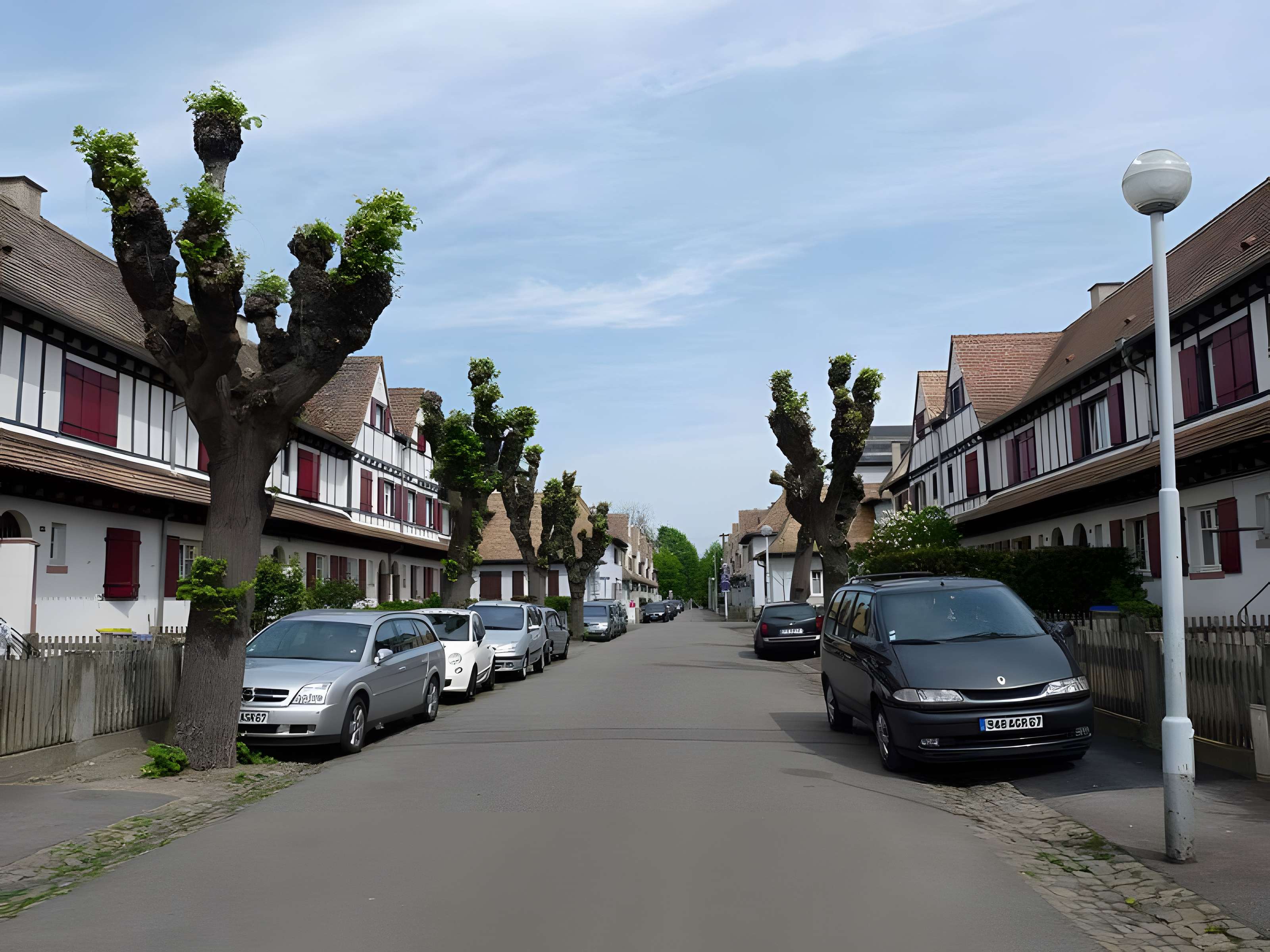 Faubourg-jardin du Stockfeld à Strasbourg