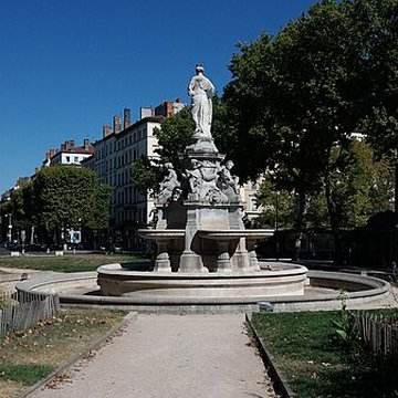 Fontaine de la place du Maréchal-Lyautey à Lyon