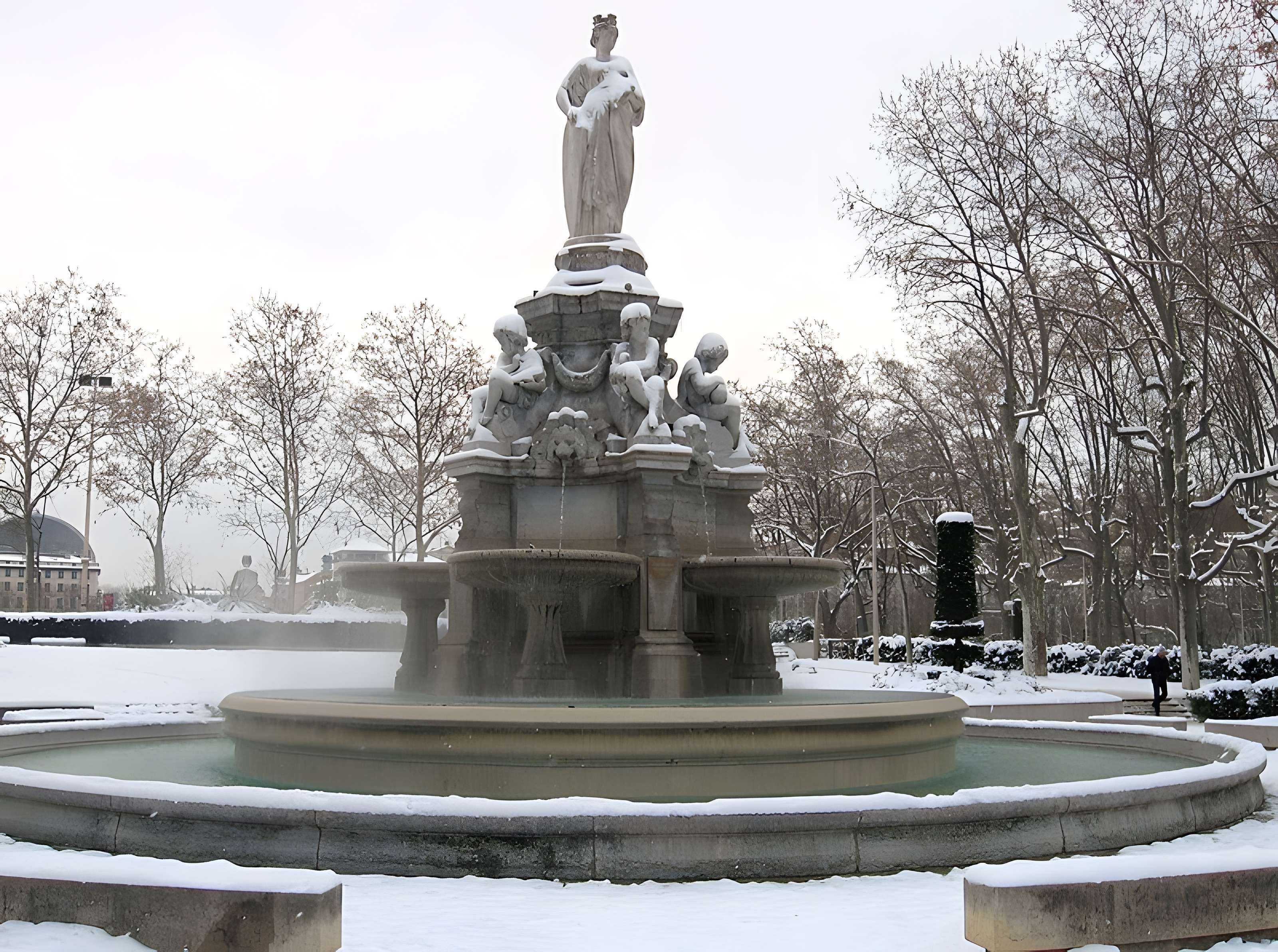 Fontaine de la place du Maréchal-Lyautey à Lyon