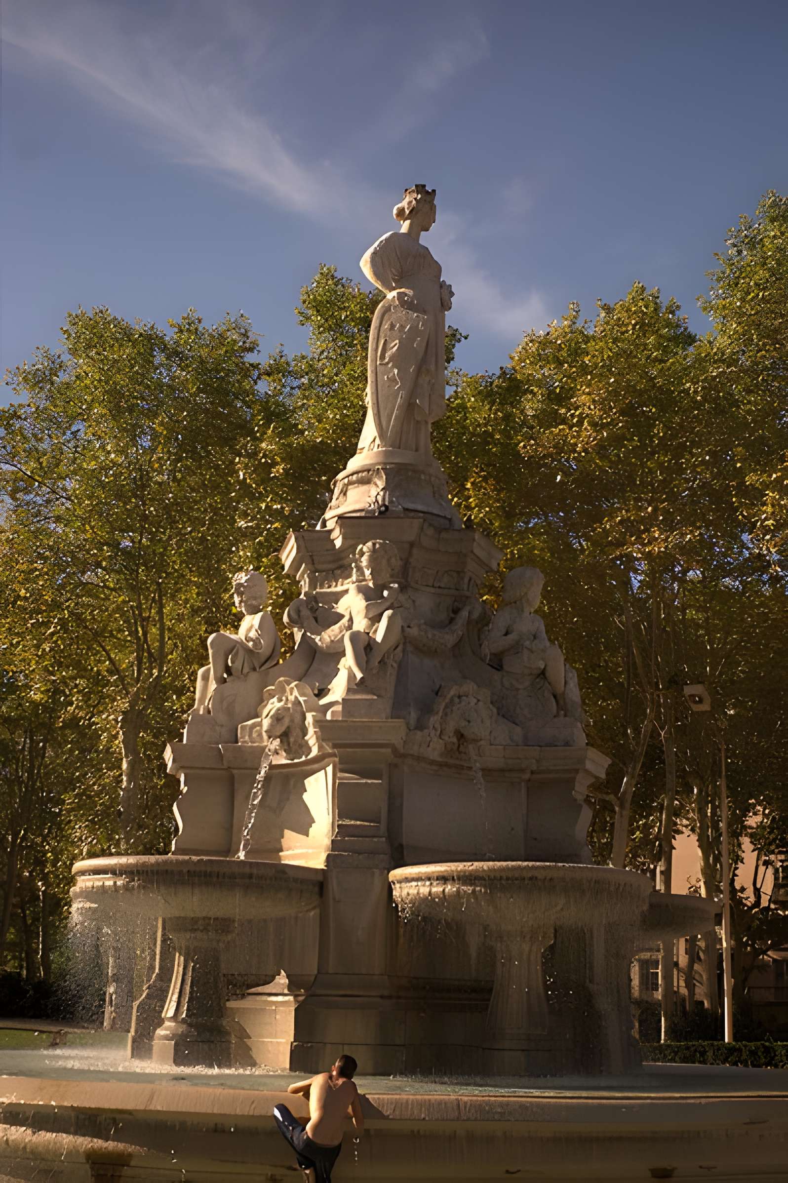 Fontaine de la place du Maréchal-Lyautey à Lyon