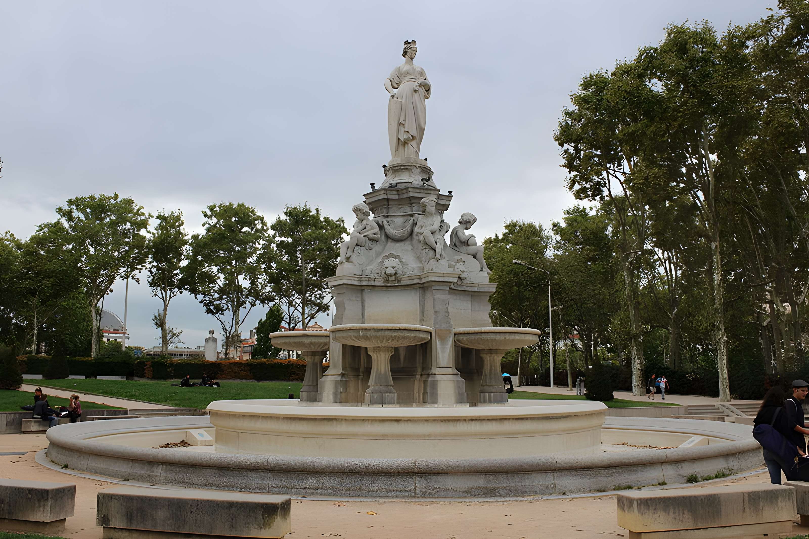 Fontaine de la place du Maréchal-Lyautey à Lyon