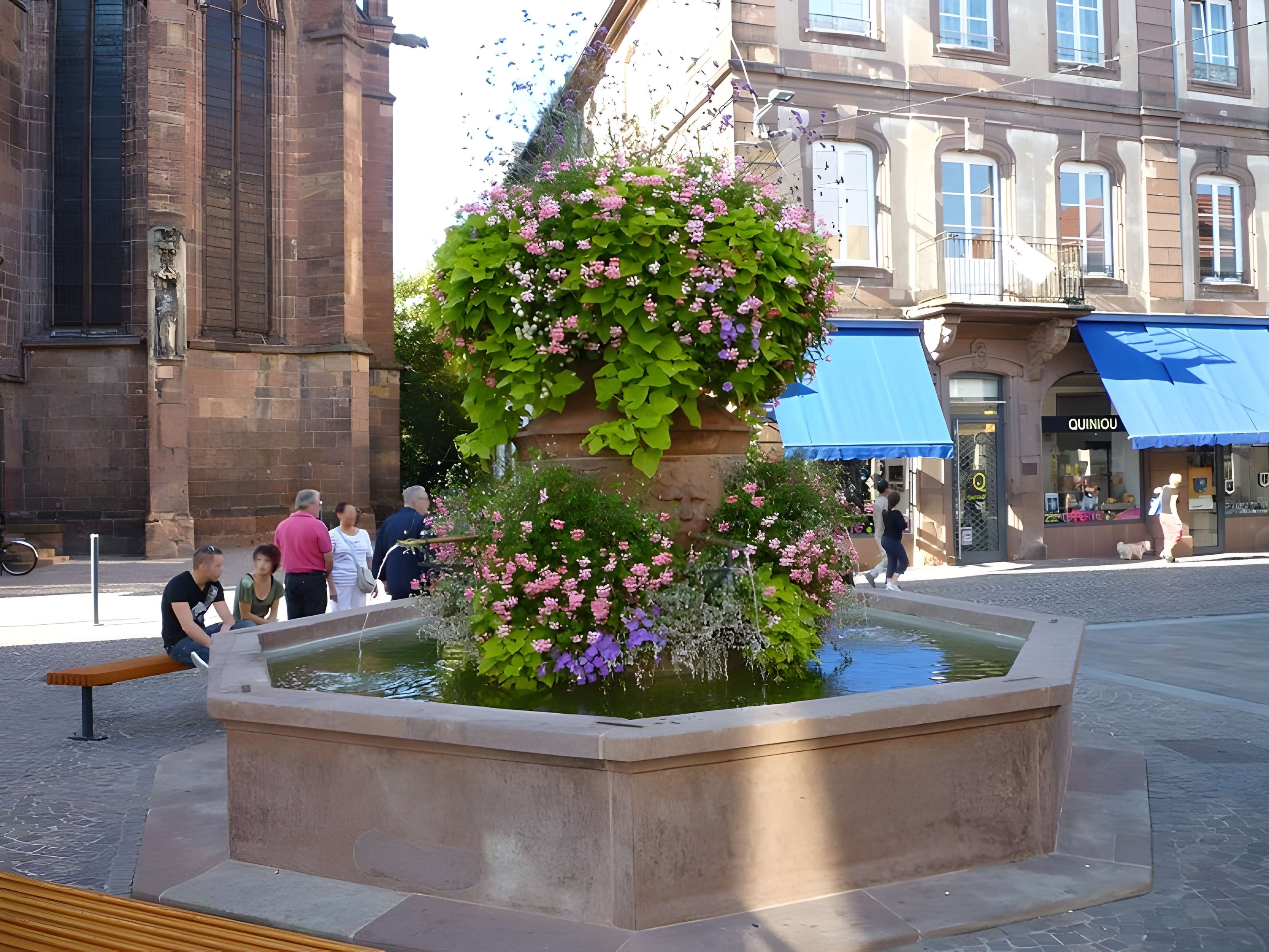 Fontaine place Saint-Georges d'Haguenau 