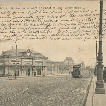 Gare de Bordeaux-Bastide ou ancienne gare dOrléans