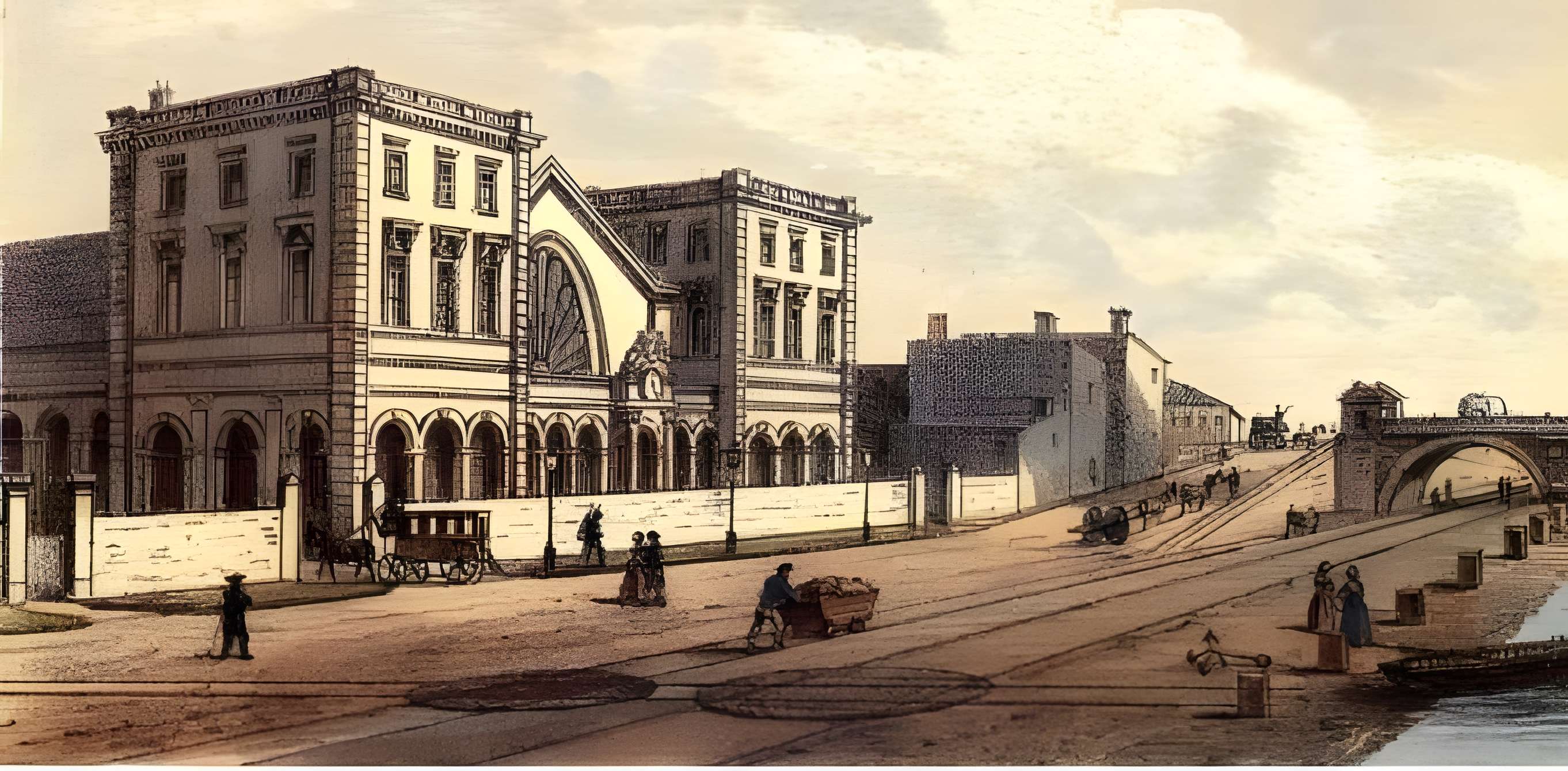 Gare de Bordeaux-Bastide ou ancienne gare d'Orléans