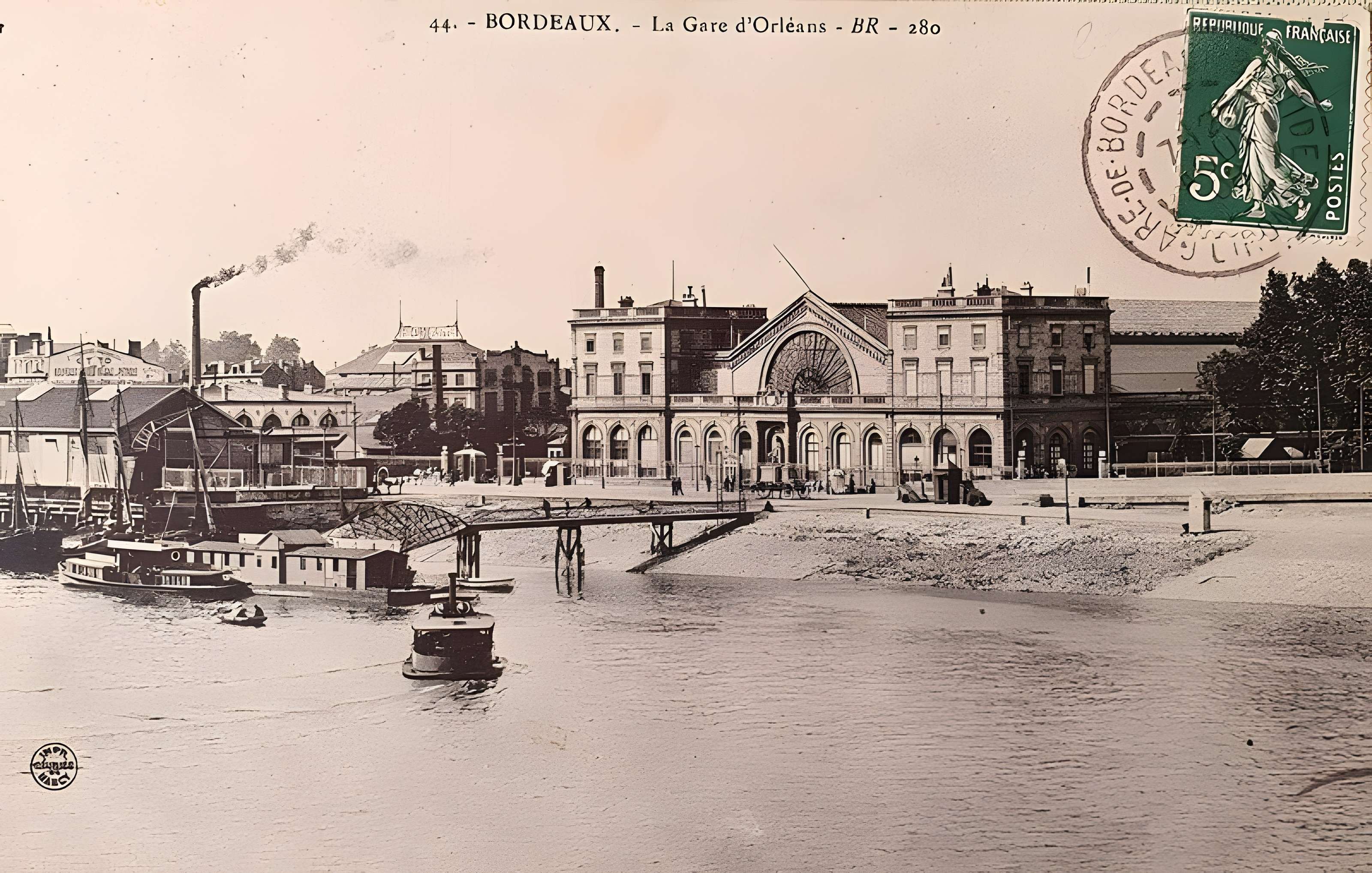 Gare de Bordeaux-Bastide ou ancienne gare d'Orléans
