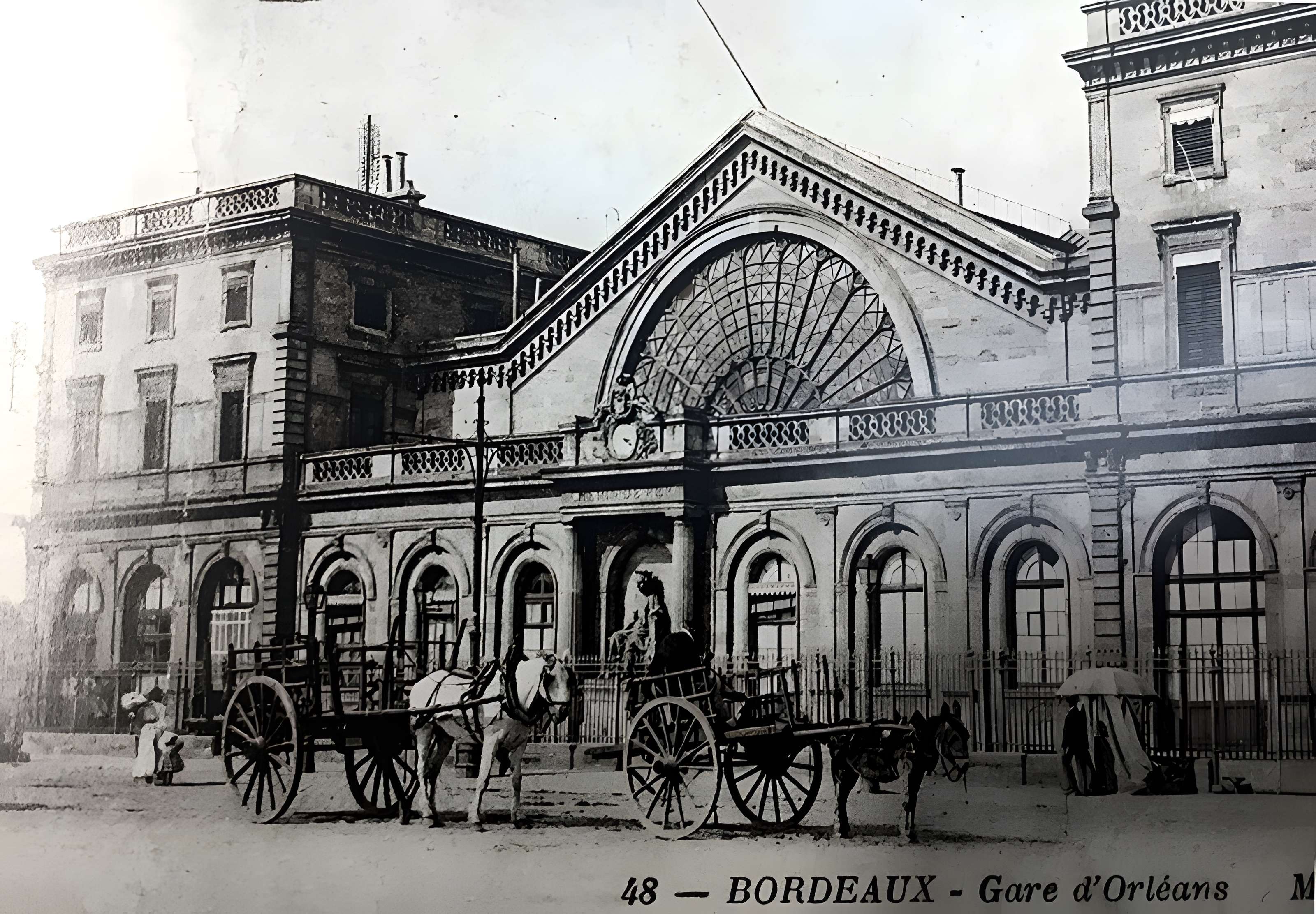 Gare de Bordeaux-Bastide ou ancienne gare d'Orléans