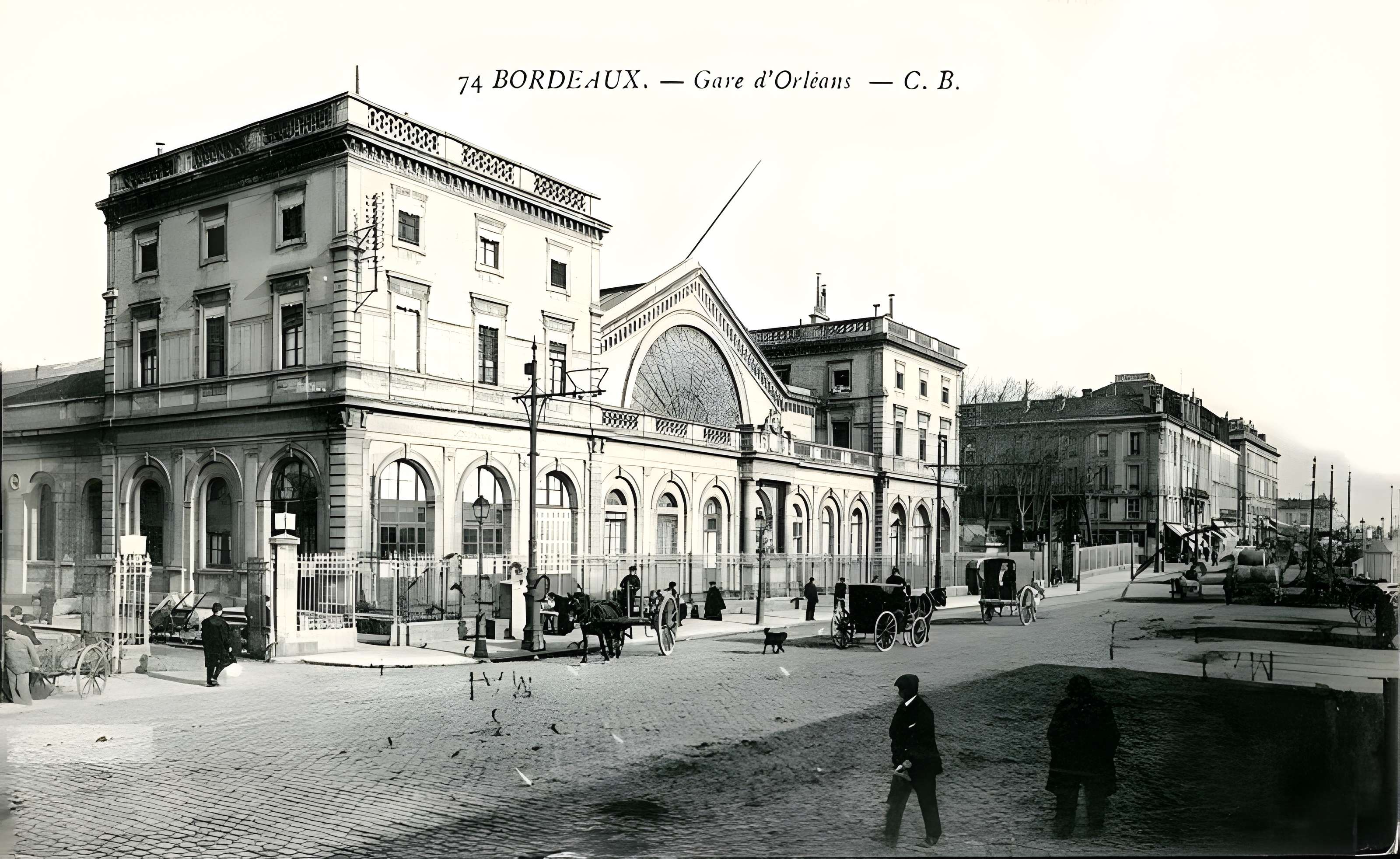 Gare de Bordeaux-Bastide ou ancienne gare d'Orléans