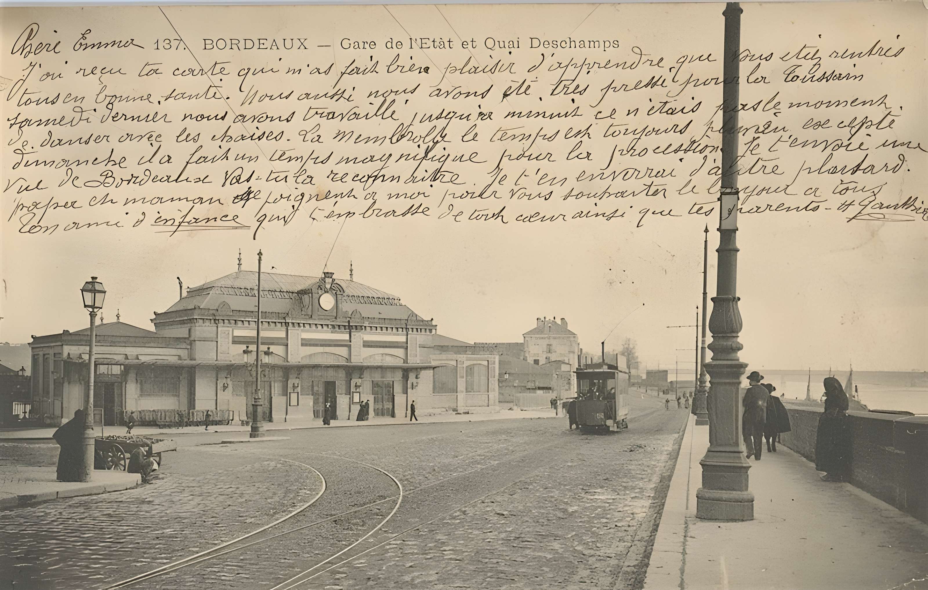 Gare de Bordeaux-Bastide ou ancienne gare d'Orléans